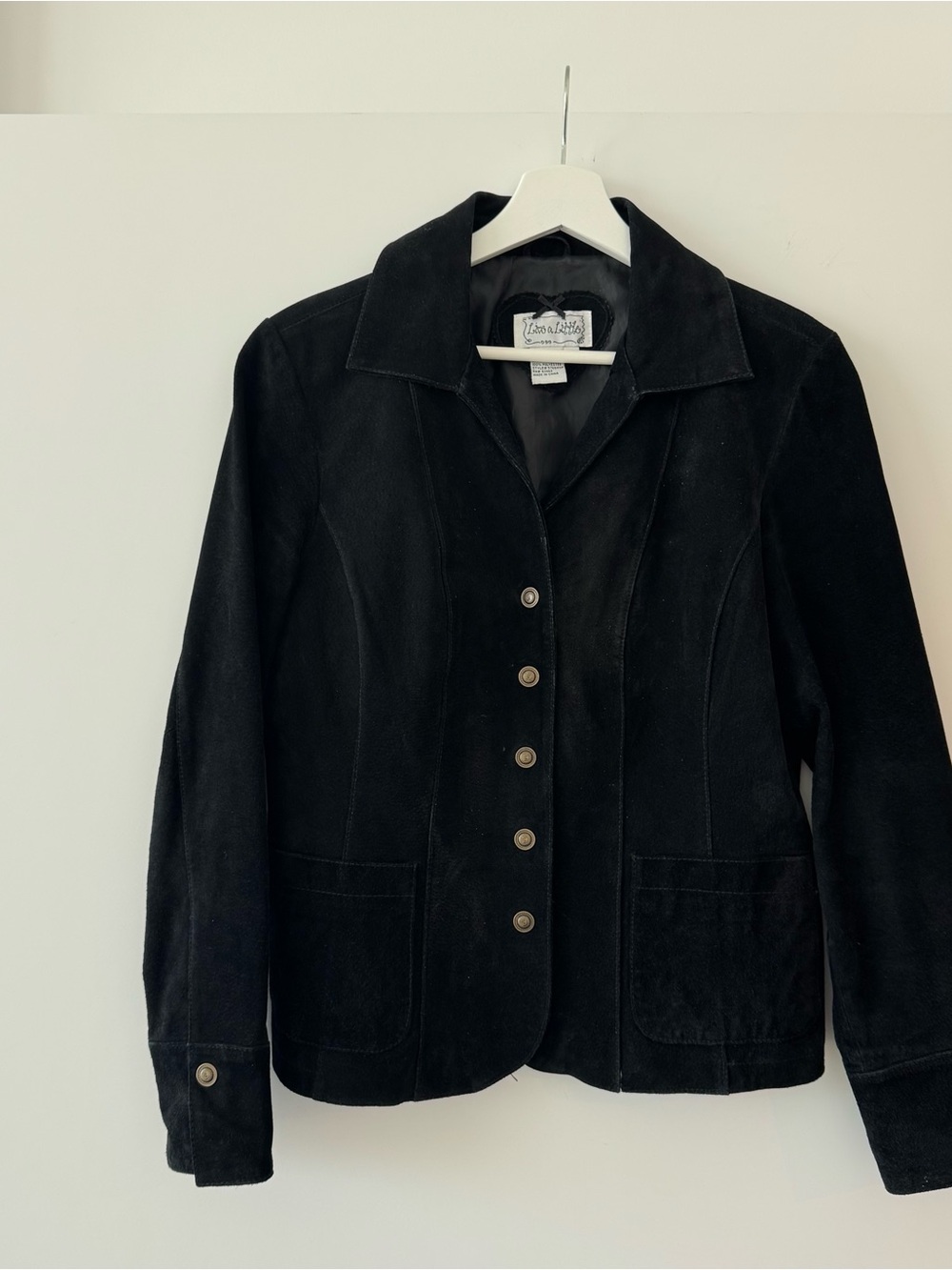 Vintage Suede Button Jacket
